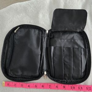 Lancome Black Cosmetic & Brush Organizer Case